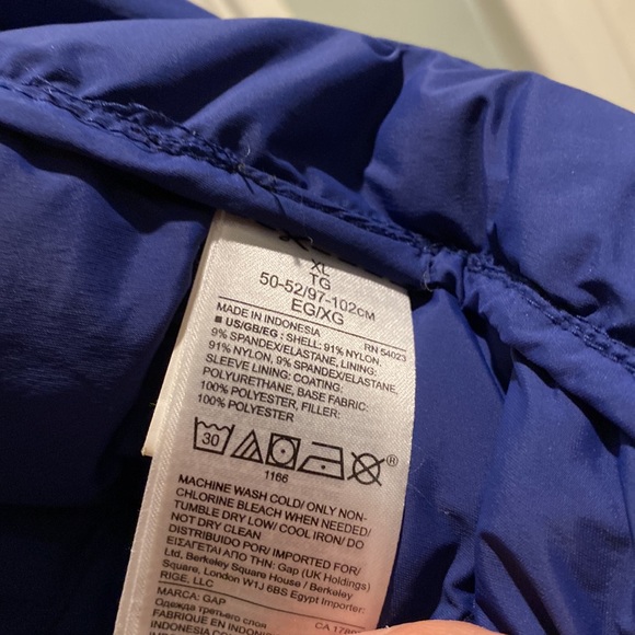 Mens Gap Black Puffer jacket XL - Picture 4 of 5